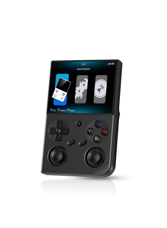 أنبيرنيك جهاز ألعاب محمول Anbernic RG 35XXPRO بشاشة IPS مقاس 3.5 بوصة ونظام Linux ومحاكي وحدة تحكم ألعاب الفيديو المحمولة ومخرج HD سعة 64 جيجابايت - أسود - Image 2